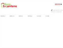 Tablet Screenshot of bursaevyenileme.com